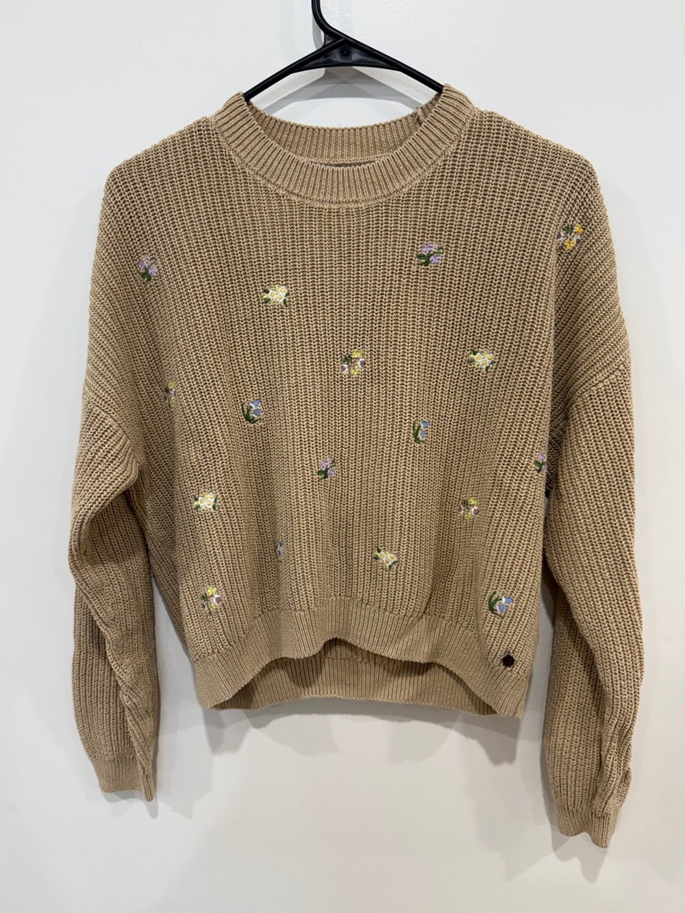 ASOS Classic Crewneck Women's Sweater in Beige